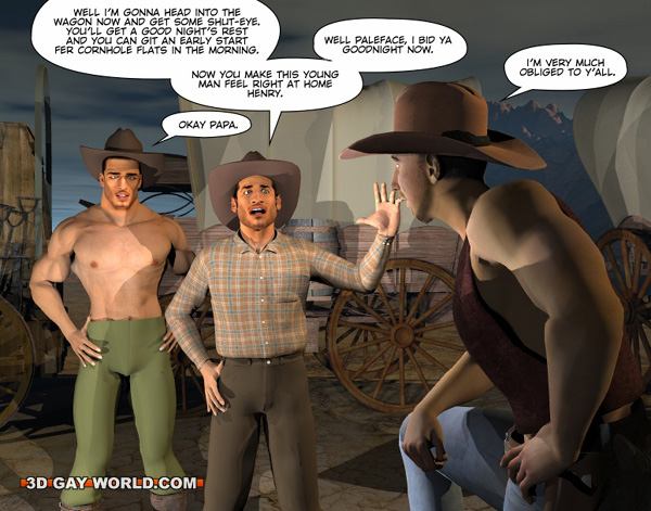 3d cowboy cartoon gay porn