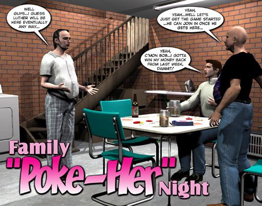 The Poke-Her Night: Reality 3D Sex Comic Story